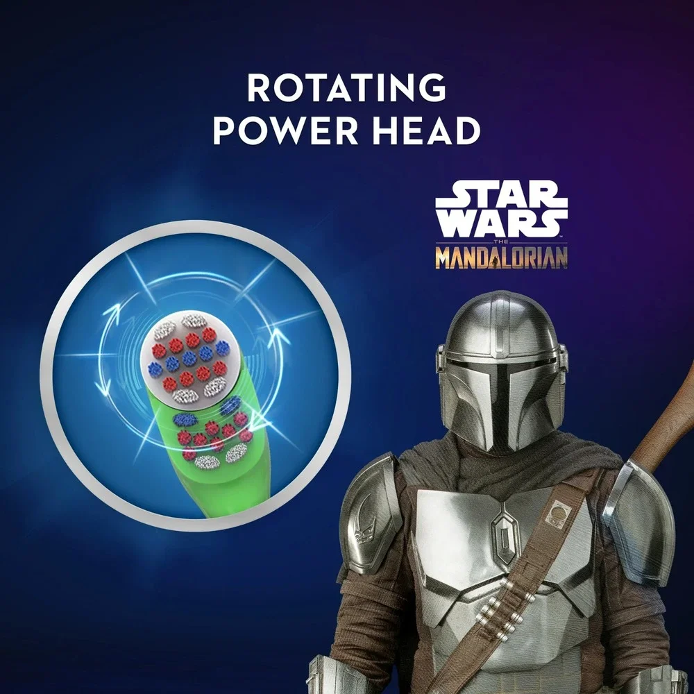 Oral-B The Mandalorian Children's Electric Battery-Powered Toothbrushes Lot of 5